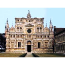 La Certosa di Pavia vista di fronte